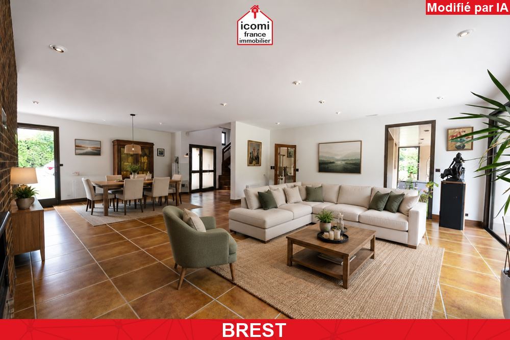 A VENDRE MAISON D’ARCHITECTE DE 248 M² – 5 CHAMBRES - JARDIN SANS VIS-VIS DE 2300 M² - GARAGE DE 41 M² - CHAUFFAGE AU SOL - VMC DOUBLE FLUX- DPE C